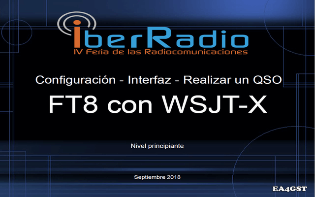 Charla FT8 - Iberradio 2018 - Ávila